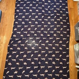 Printed Village Navy Blue Bunny Print Scarf Women’s Size 44”
